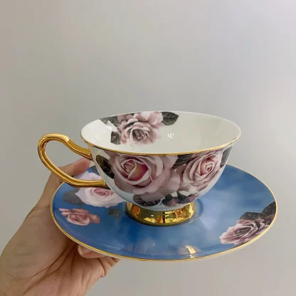 Luxury Floral Elegant Tea Set
