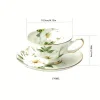 Vintage-style White Floral Tea Set - Image 6